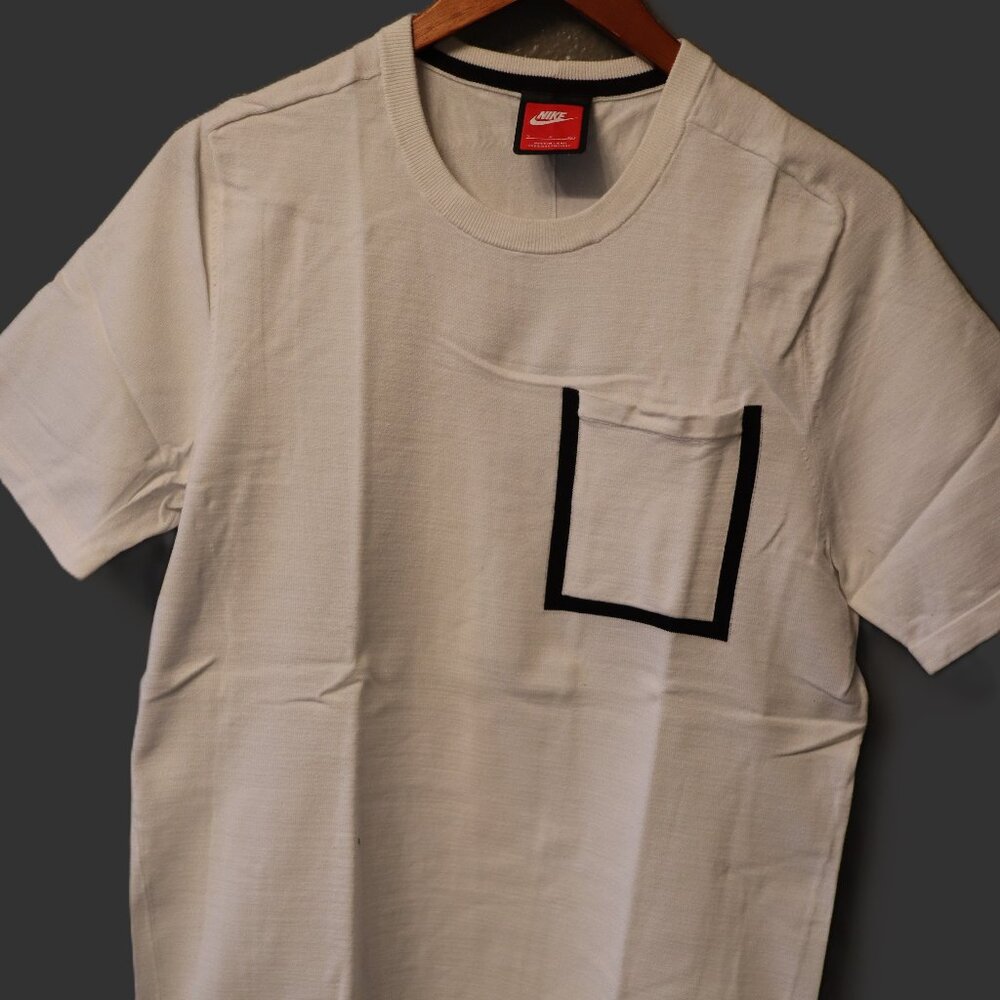 Nike Tech Knit Pocket Tee White Small 729397-100